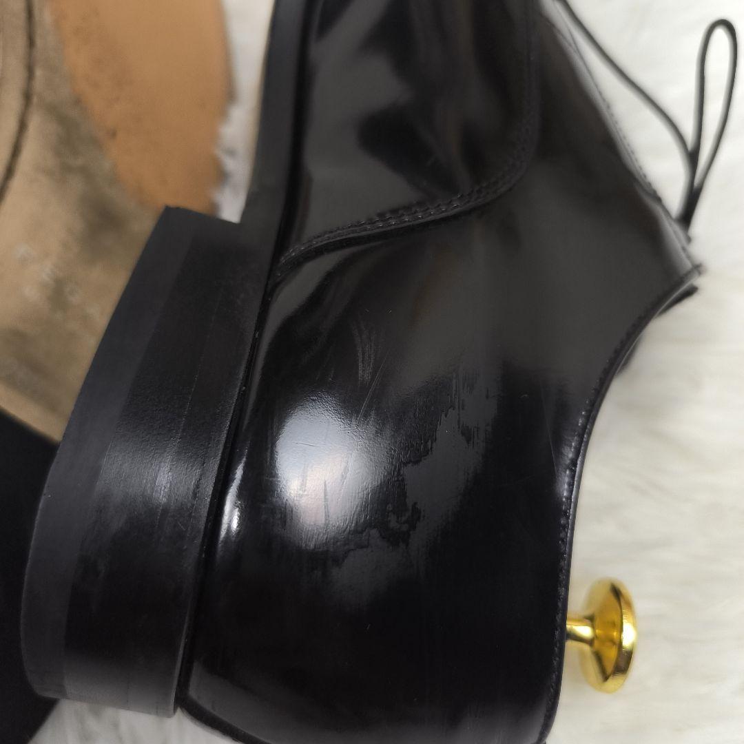 ✨美品✨ リーガル ドレスシューズ 内羽根 ストレートチップ ガラスレザー 黒