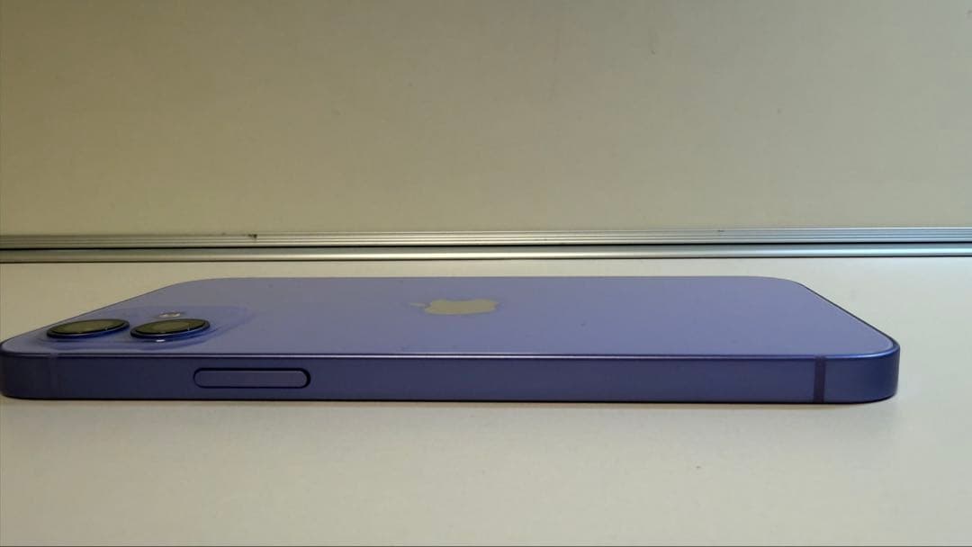 iPhone12 アップル　128GB パープル　箱付き　SIMフリー