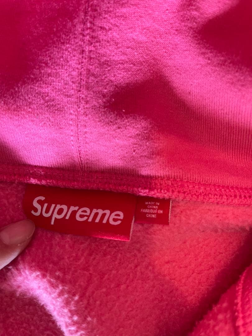 トップス supreme BigLogo Zip Up Hooded Sweatshirt
