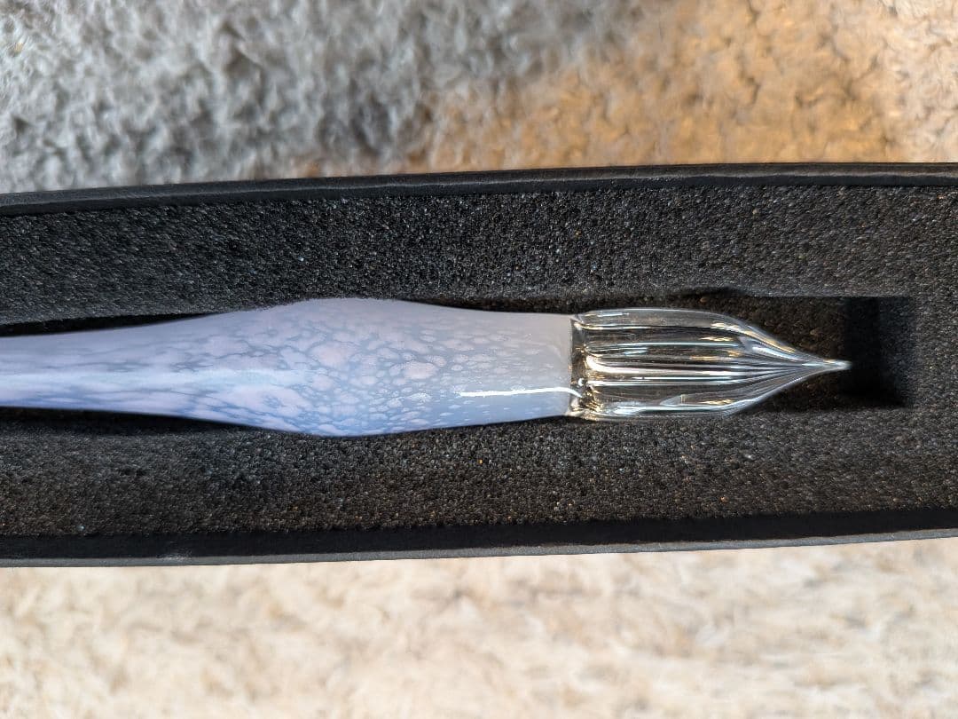 【新品未使用】aunガラスペン　空　FM