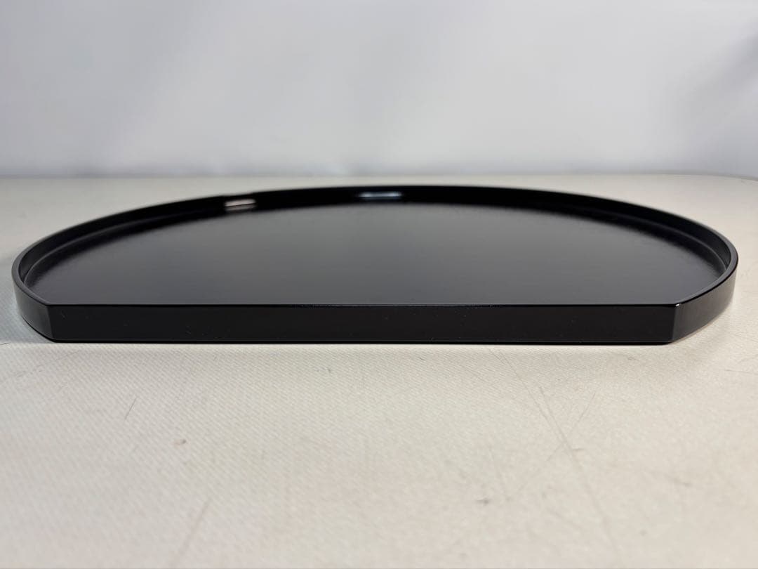 京都アソベ　溜め塗り 布目 半月膳 五客 懐石膳