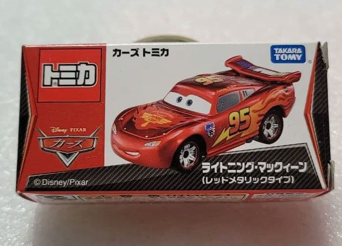 送料無料】未開封！ ライトニングマックウィーン カーズ レッドメタリック トミカ