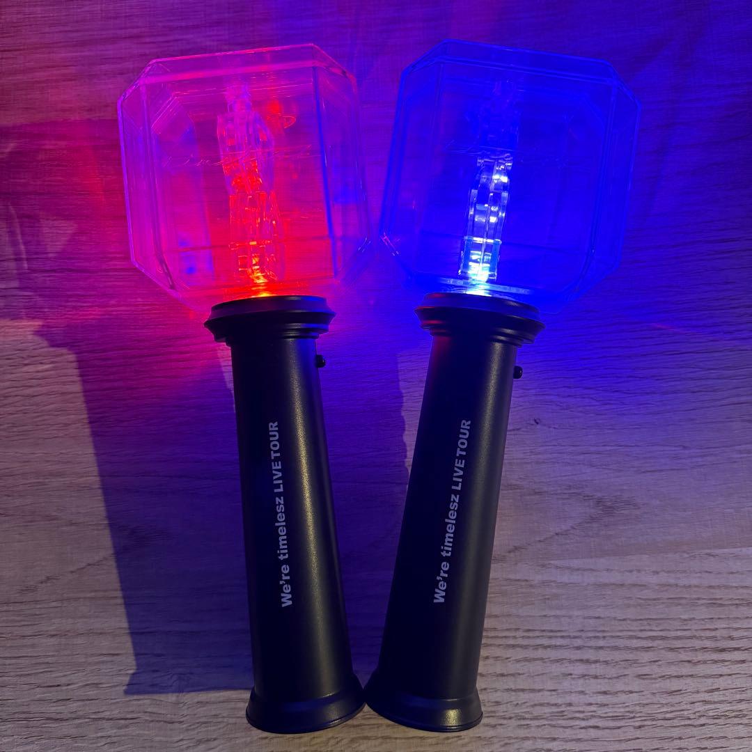 timelesz ペンライト　2本　銀テ付き