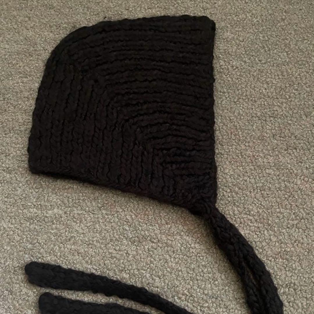 todayful ダークブラウン ニット帽 完売品