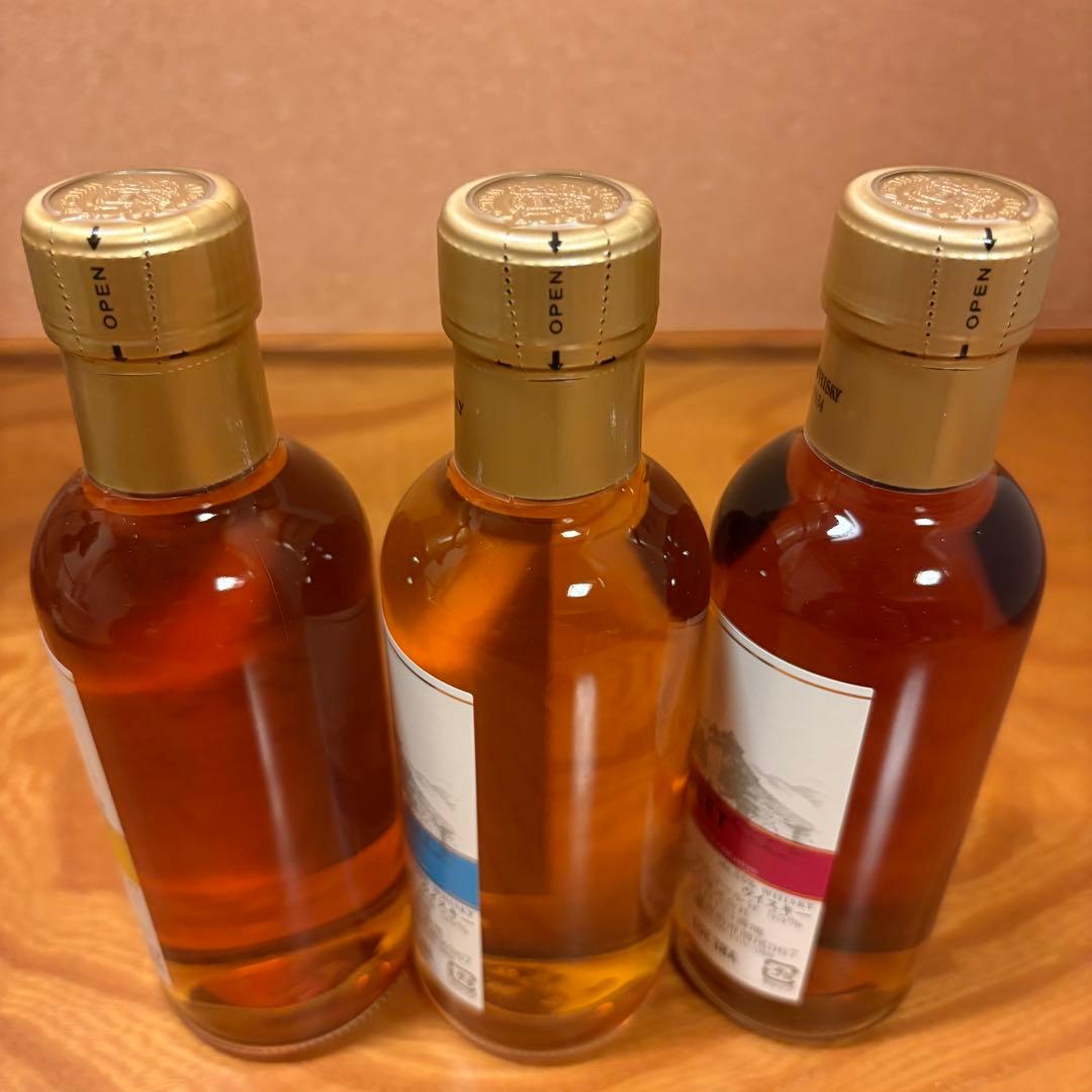 NIKKA 余市ウイスキー 3本セット キーモルト　ニッカ 余市蒸留所 限定