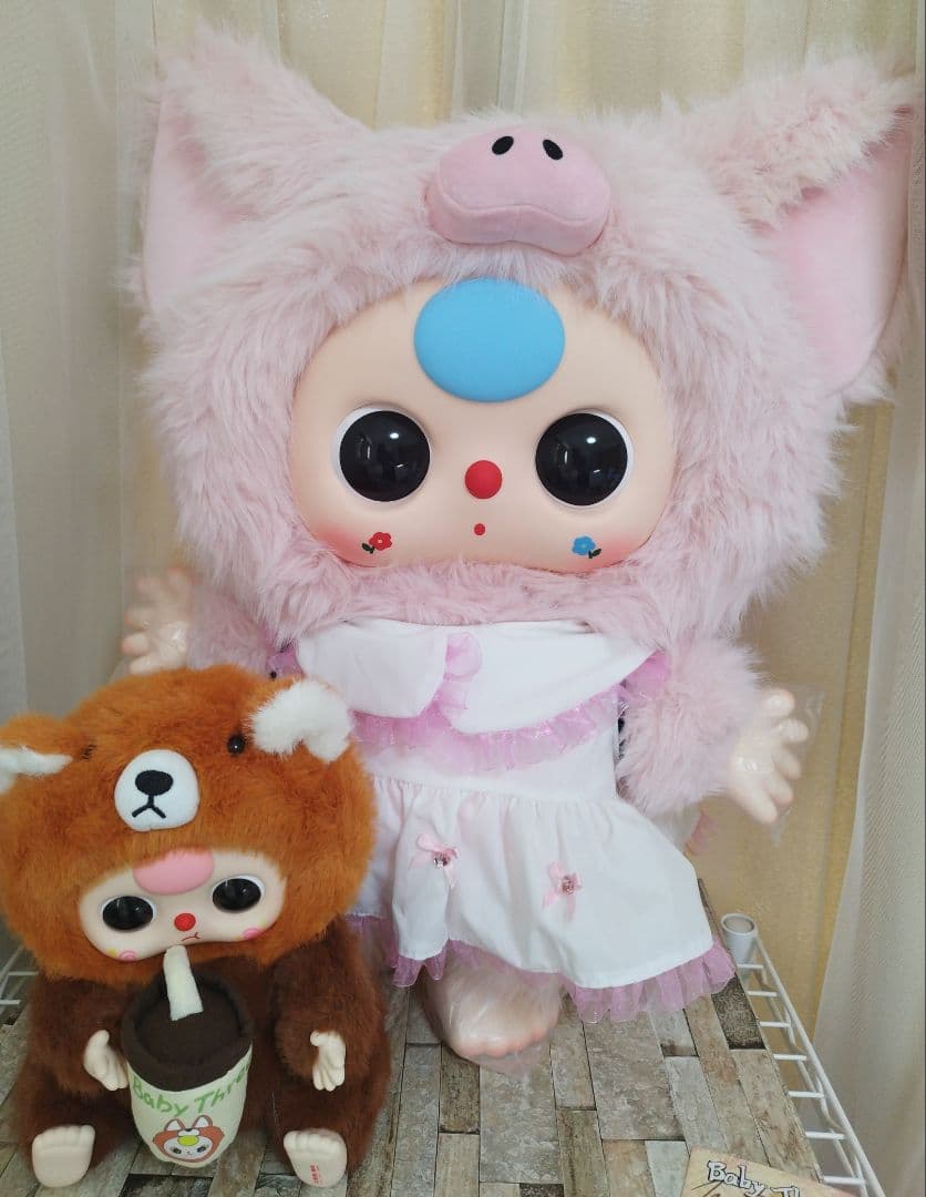 Y*格様 babythree 1000％ ぬいぐるみ　ブタちゃん
