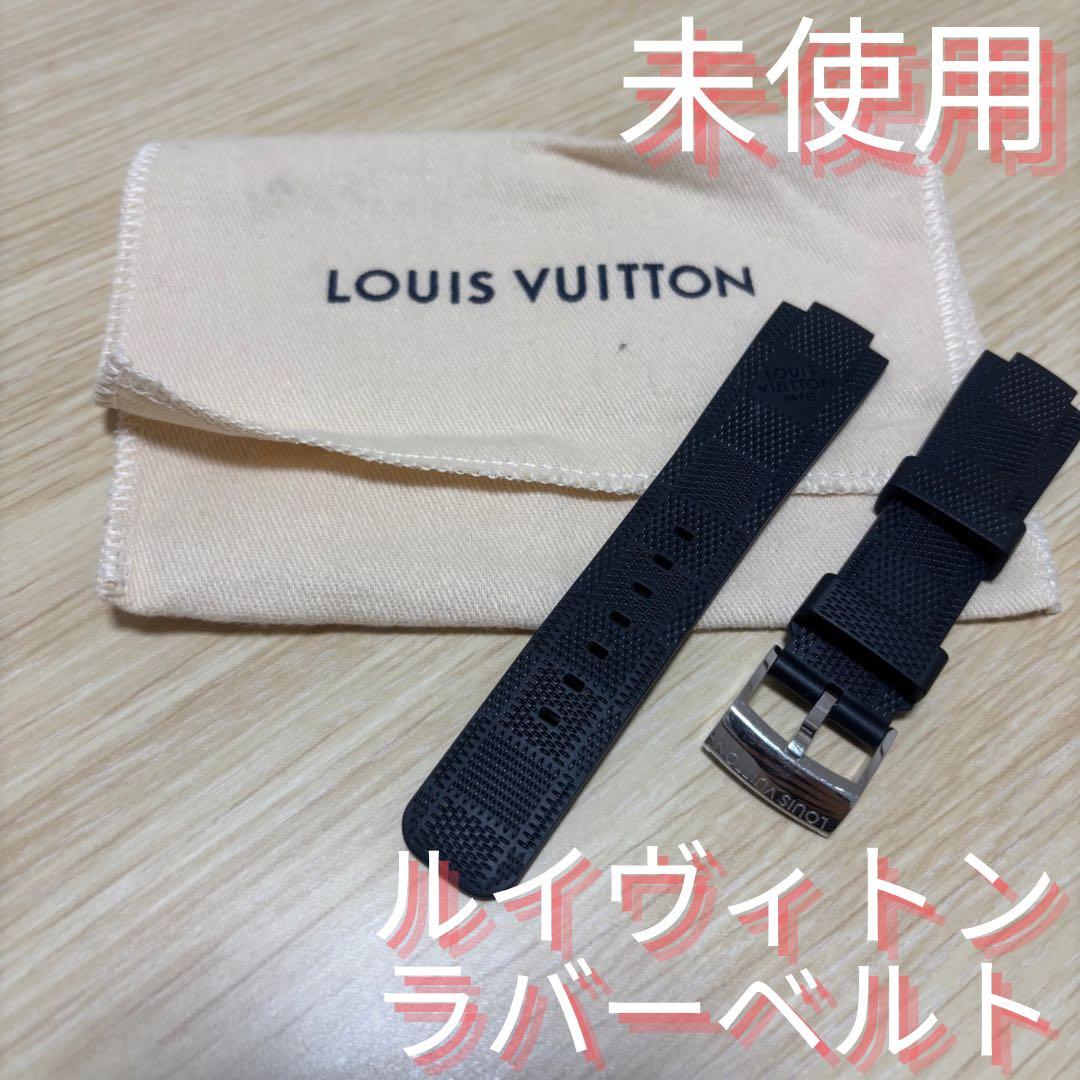 【美品】LOUIS VUITTON ラバーベルト 　ダミエ　ブラック