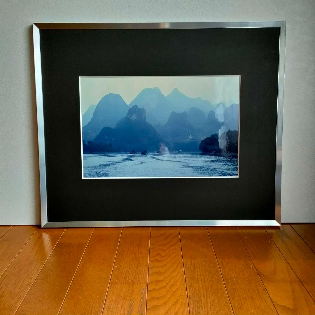 フジカラー アルミ額縁 フォトフレーム A10N 全紙 高級台紙使用 シルバー