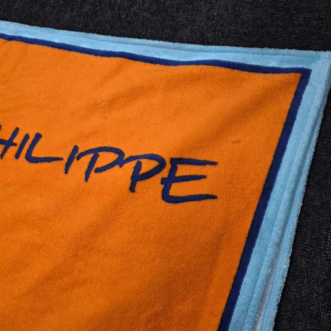 PATEK PHILIPPE　ビーチタオル　大判　オレンジ　マリン