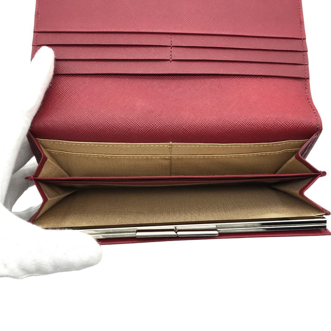 【未使用品】BURBERRY バーバリー ノバチェック がま口 二つ折り 長財布