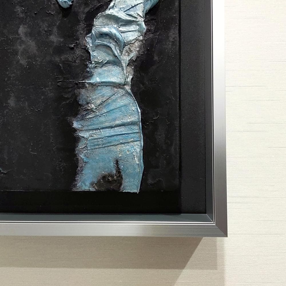 内野隆文　抽象画　M3号　絵画　キャンバス　アクリル　現代美術　額縁