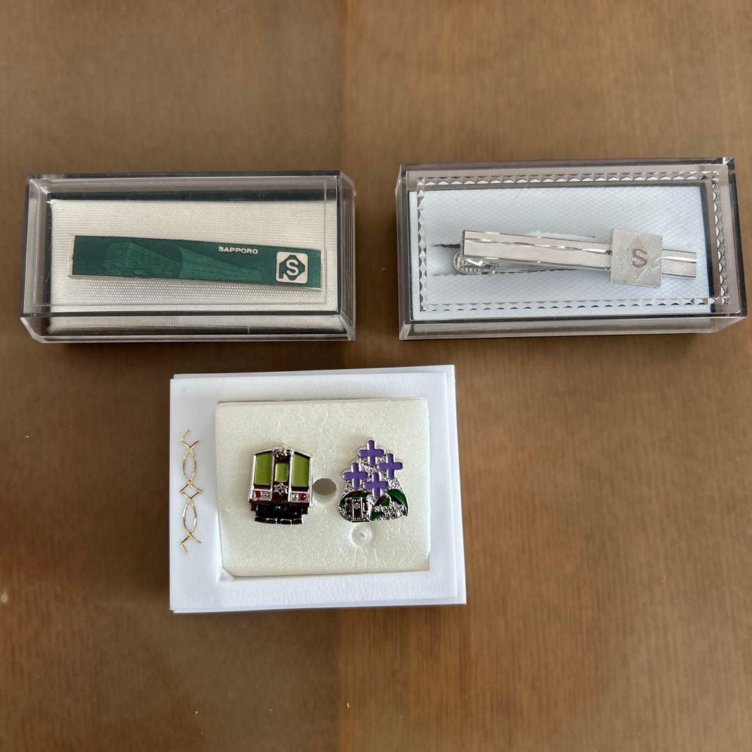 札幌市営地下鉄　ピンバッジ　ネクタイピン