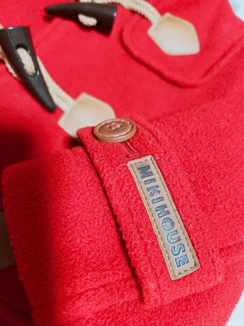 MIKI HOUSE　ダッフルコート　レッド　ベビー