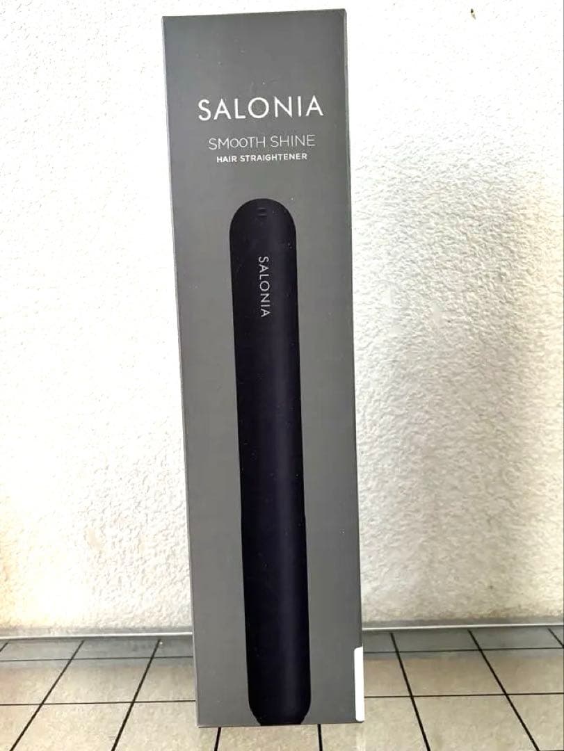 【最新】 SALONIA スムースシャインヘアストレートナー 24mm ブラック