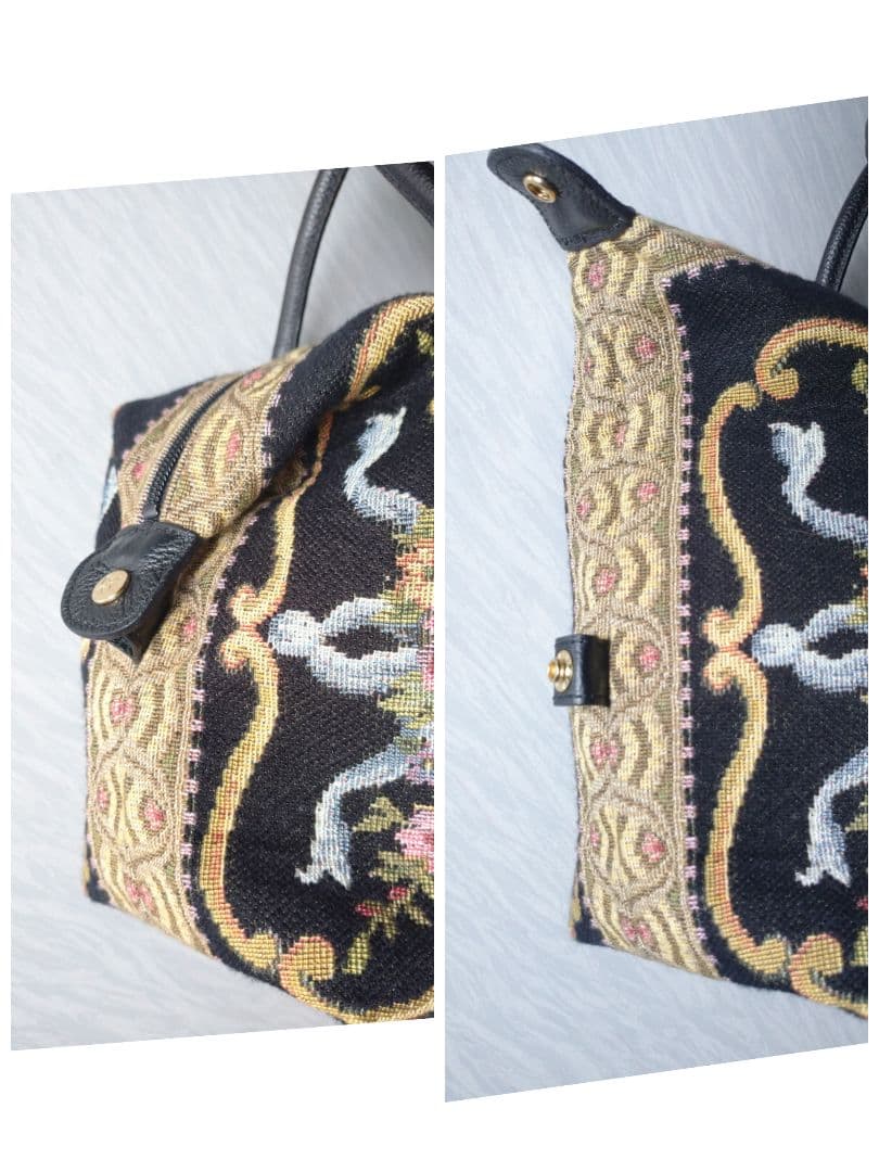 【新品】シンクビー ゴブラン織り ボストン/ハンドバッグ/ハンドバッグ