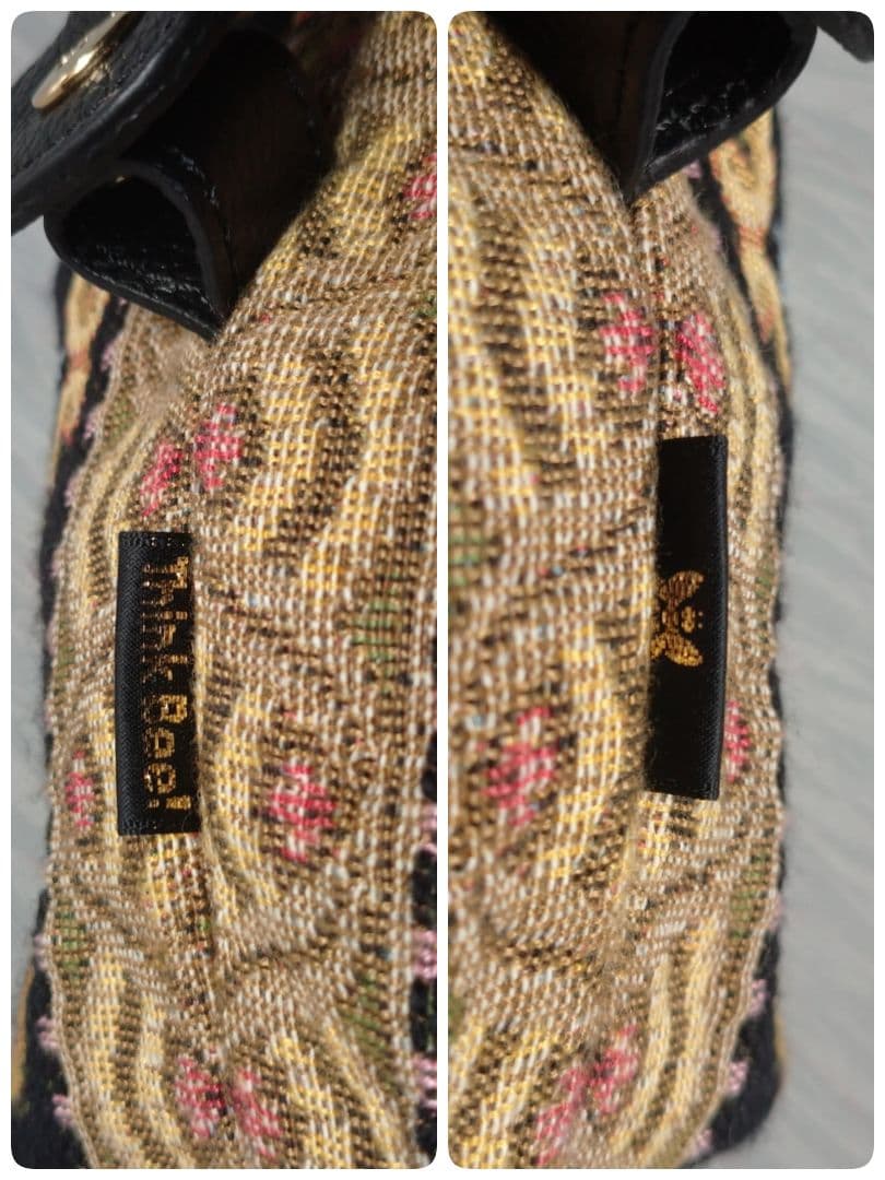 【新品】シンクビー ゴブラン織り ボストン/ハンドバッグ/ハンドバッグ