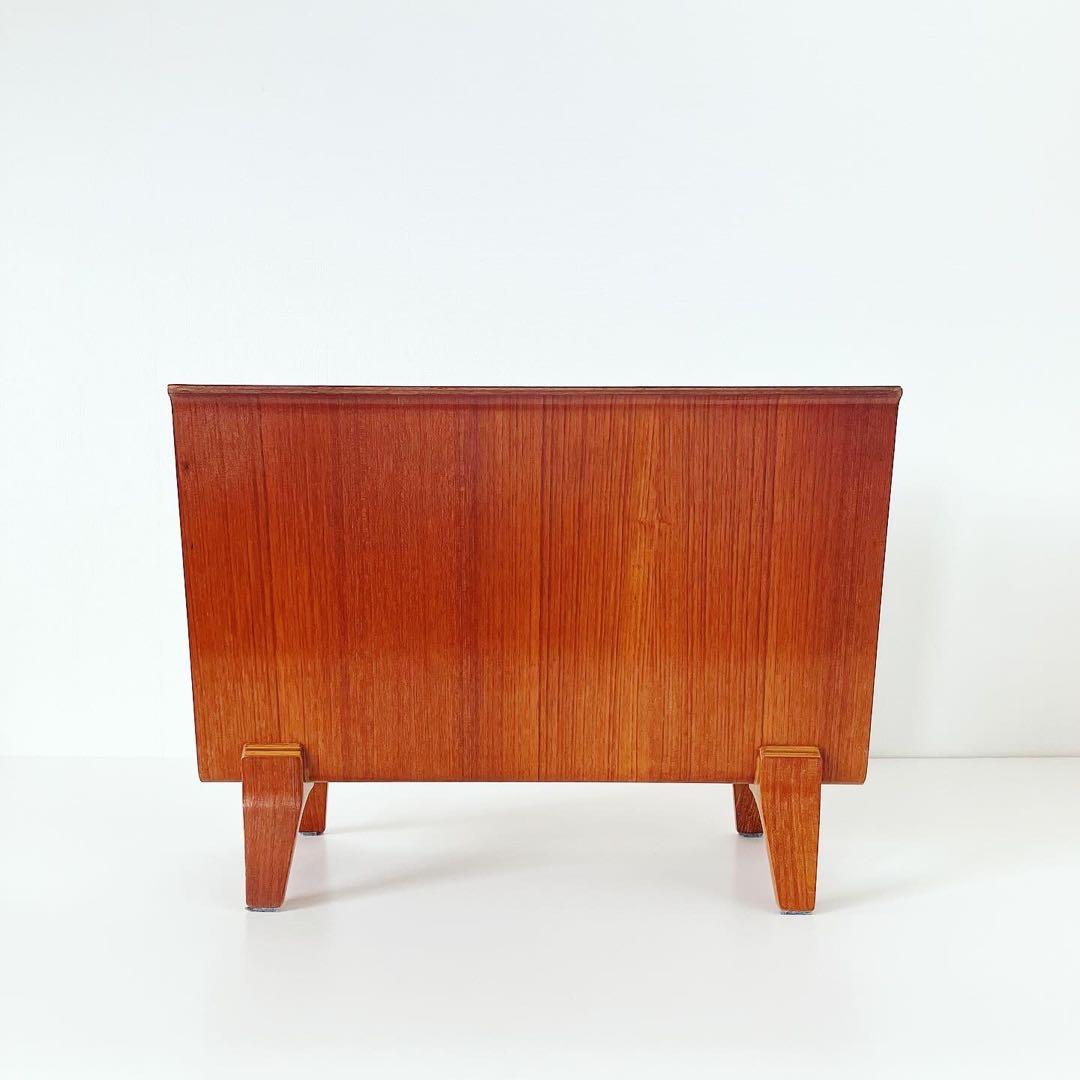 サイトーウッド　マガジンラック　小物入れ　70s ビンテージ家具　古道具　古家具