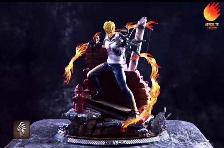 ワンパンマン 鬼サイボーグ ガレージキット ガレキ スタチュー ③