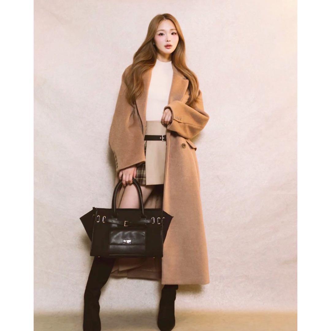 新品未開封　ダーリッチ darich ダブルロングチェスターコート　FREE