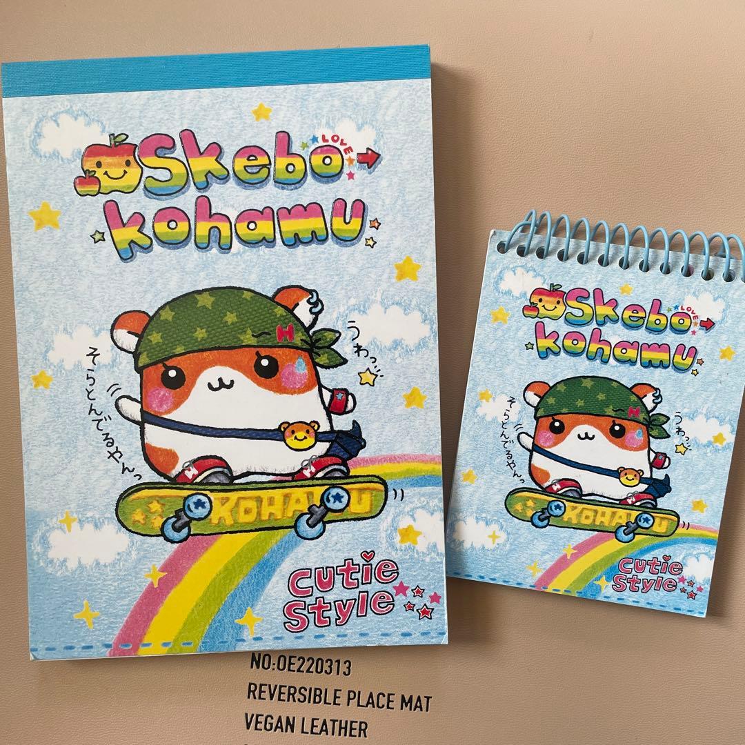 平成レトロ　クーリア　スケボーこはむ　メモ　ミニメモ