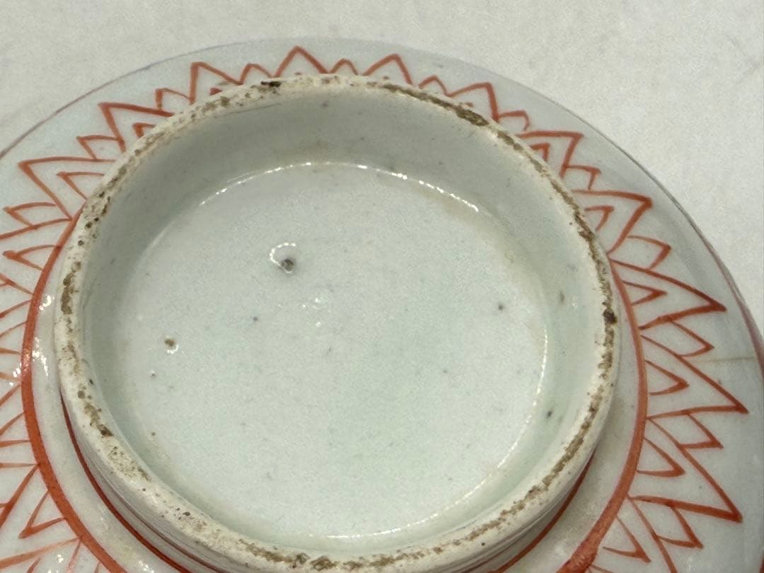 中国　色絵お碗2点　新渡　送料込み251022