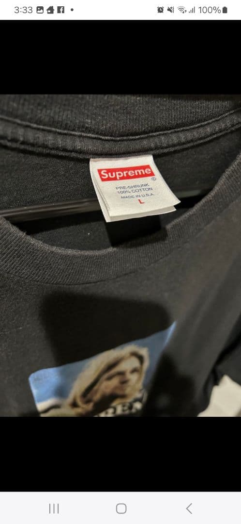 Supreme  Cobain Tシャツ Lサイズ　カードコバーン