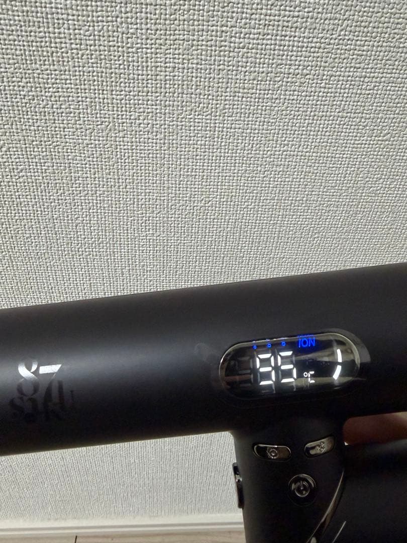 87saku ハナサク ヘアドライヤー ブラック DR-1 マイナスイオン