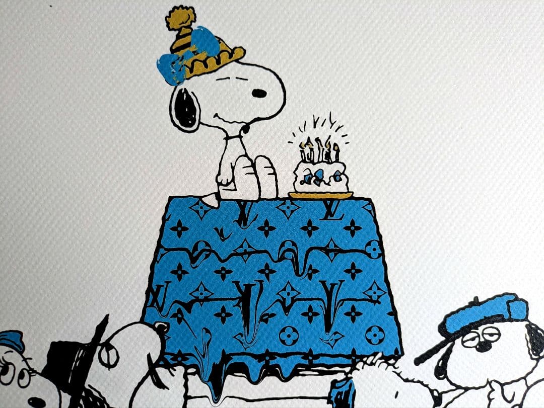 【クラウン 額装セット】【DEATH NYC 】SNOOPY＆FAMILY