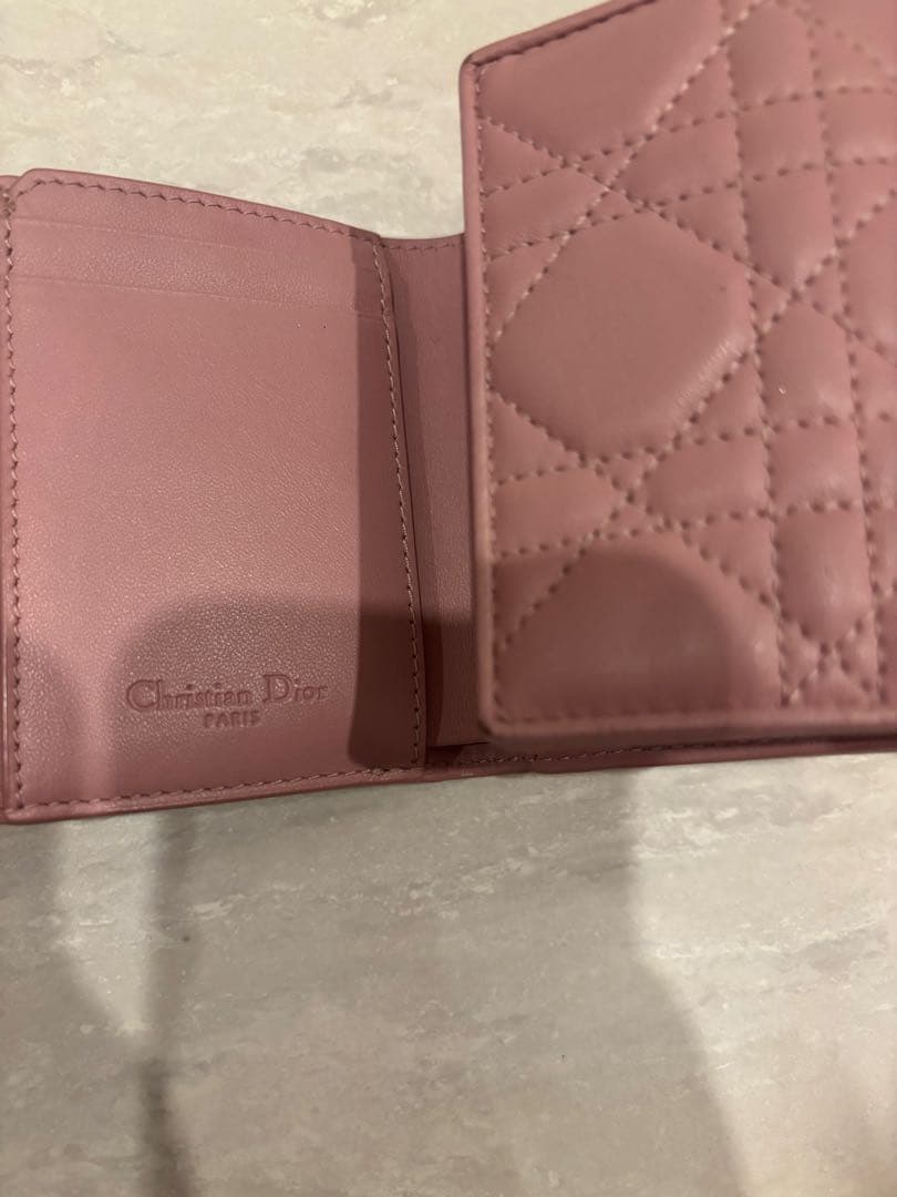 Dior ディオール ラムスキン 三つ折財布