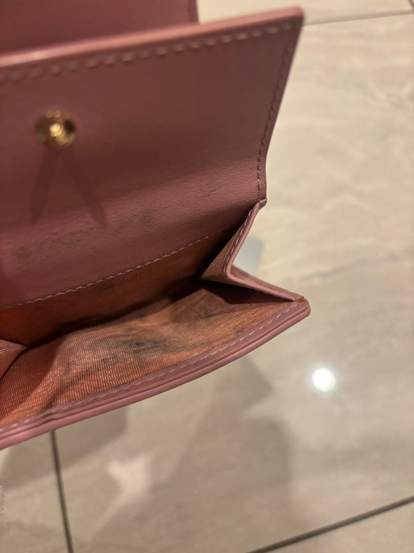 Dior ディオール ラムスキン 三つ折財布