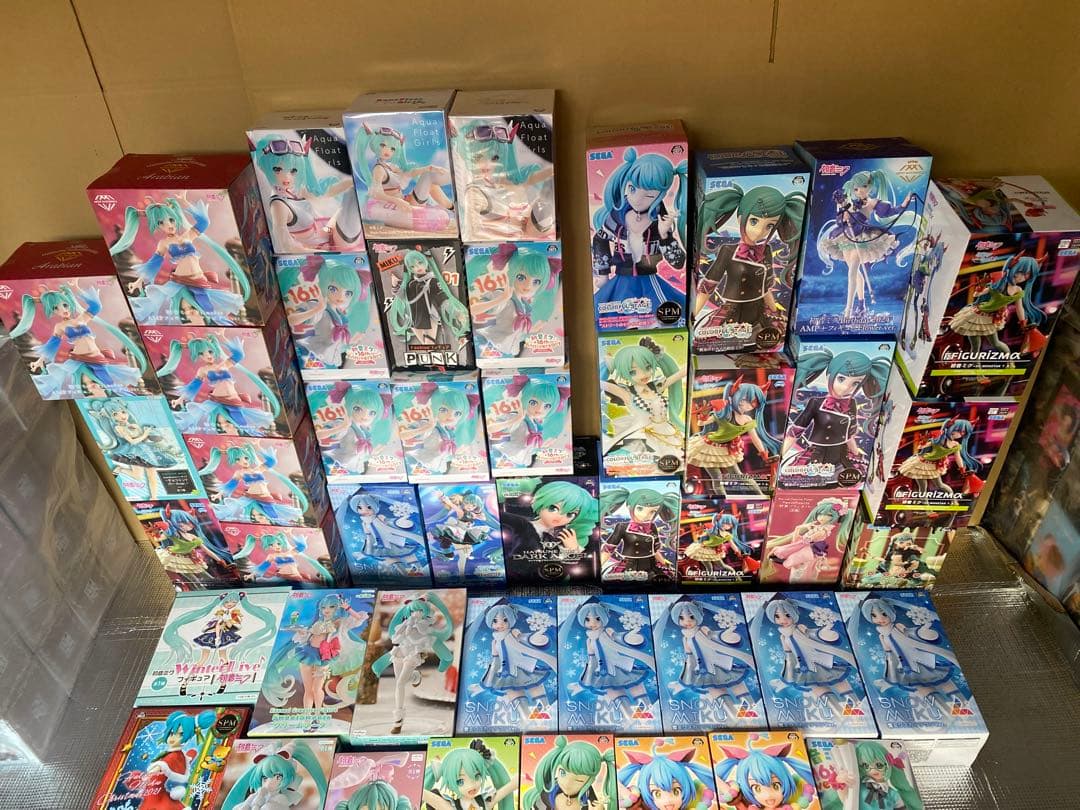 初音ミク　フィギュア　プロジェクトセカイ　桜ミク　雪ミク　アラビアン　50個