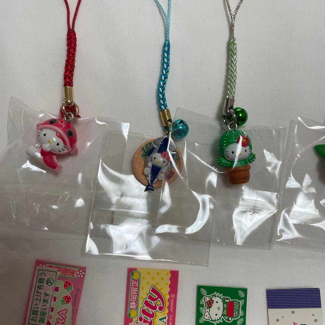 新品◆ハローキティ ご当地キティ 根付けストラップ 静岡 18個セット◆匿名配送