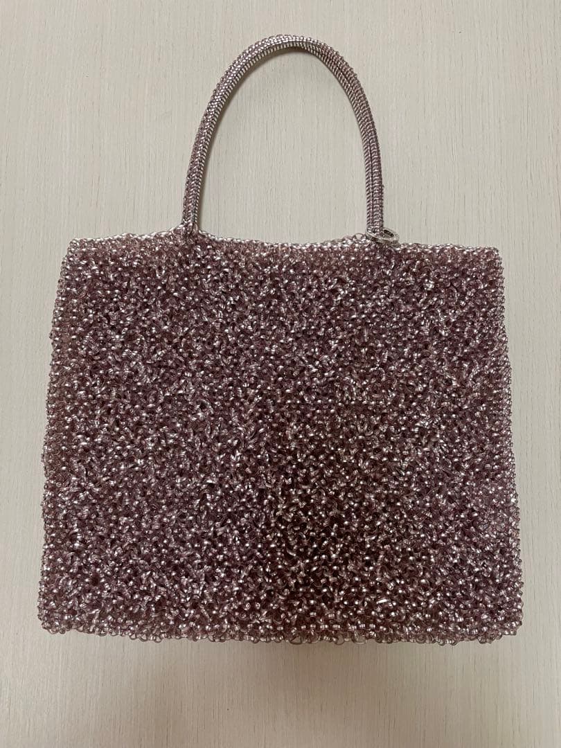 たにこさん専用アンテプリマ、ワイヤーバッグ ANTEPRIMA シルバーピンク