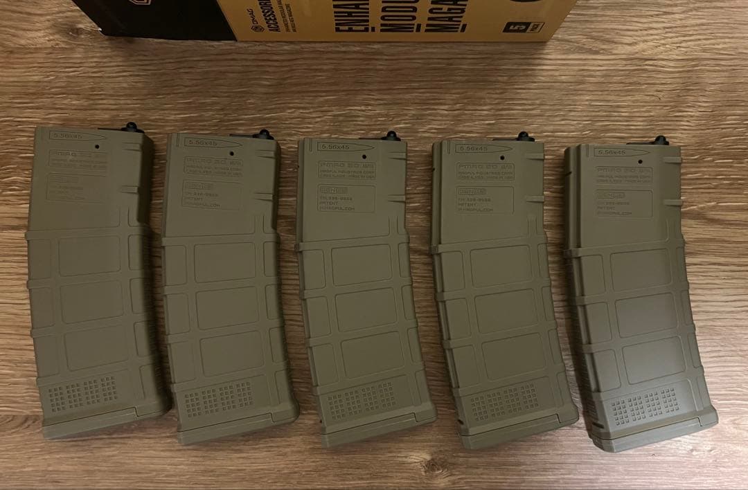 DMAG FDE色 スタンダードマガジン5本セット(形状加工品) Gen3タイプ