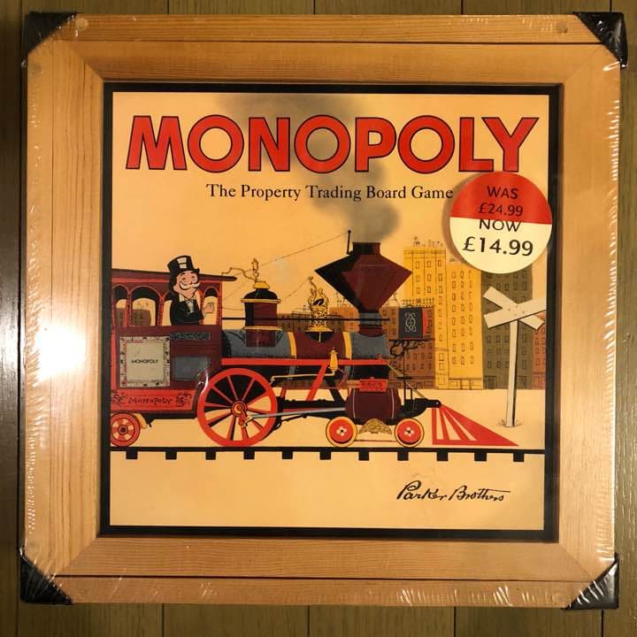 モノポリー 木箱入り 英国購入　新品未使用