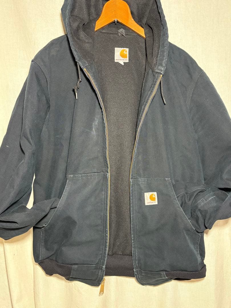 Carhartt カーハート アクティブジャケット パーカー ブラックUSA製