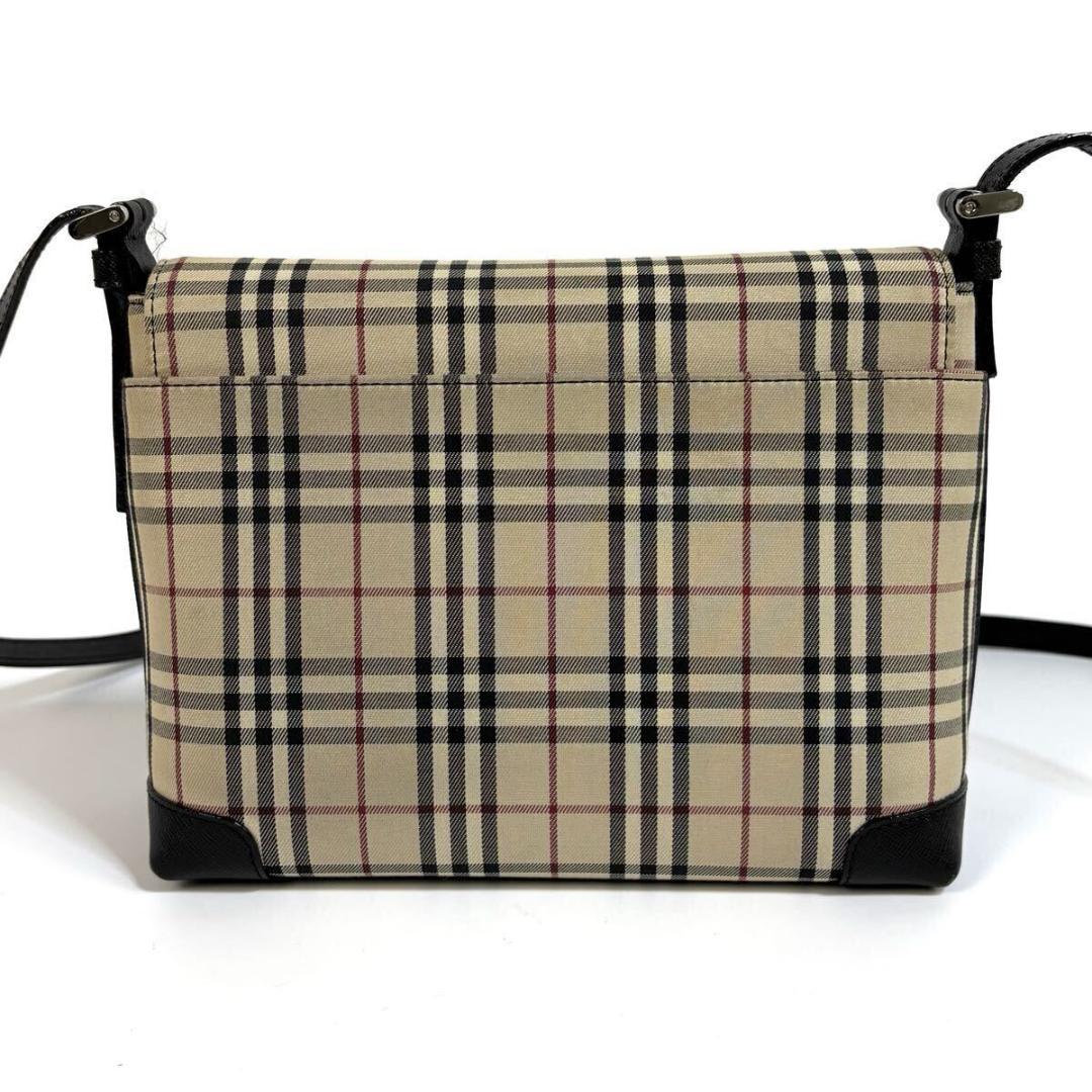 【美品】BURBERRY ノバチェック ショルダーバッグ 元箱付き