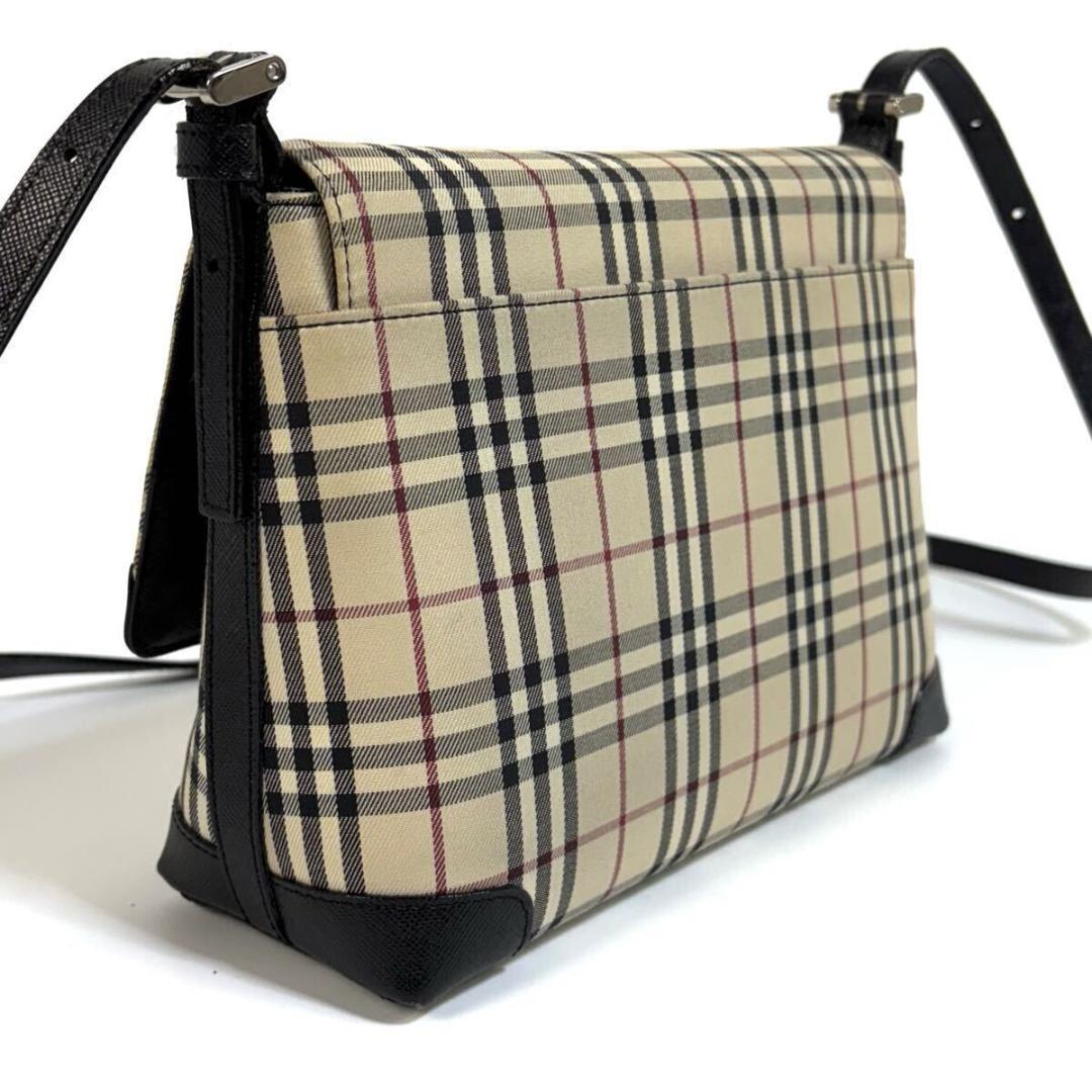 【美品】BURBERRY ノバチェック ショルダーバッグ 元箱付き