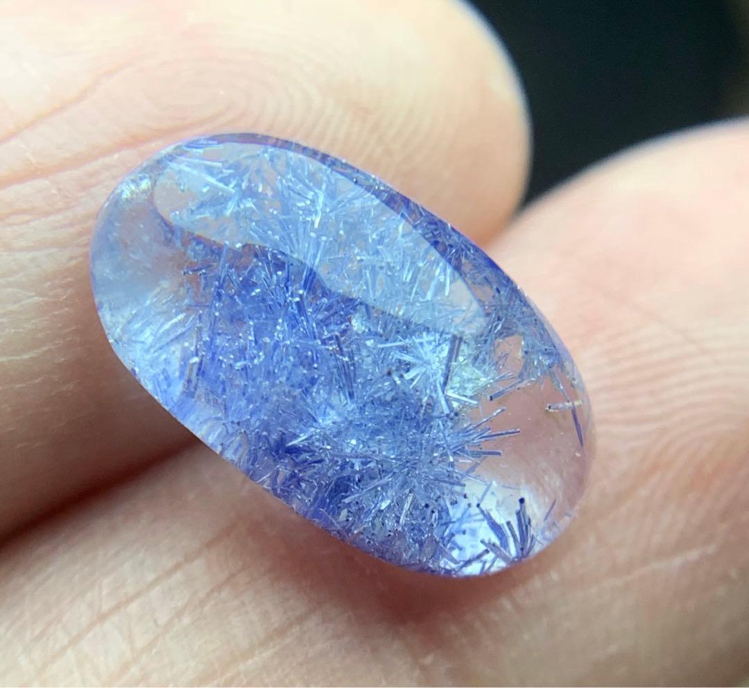 M*l様 WO1235 高品質 貫入水晶入りデュモルチェライトインクォーツ ルー