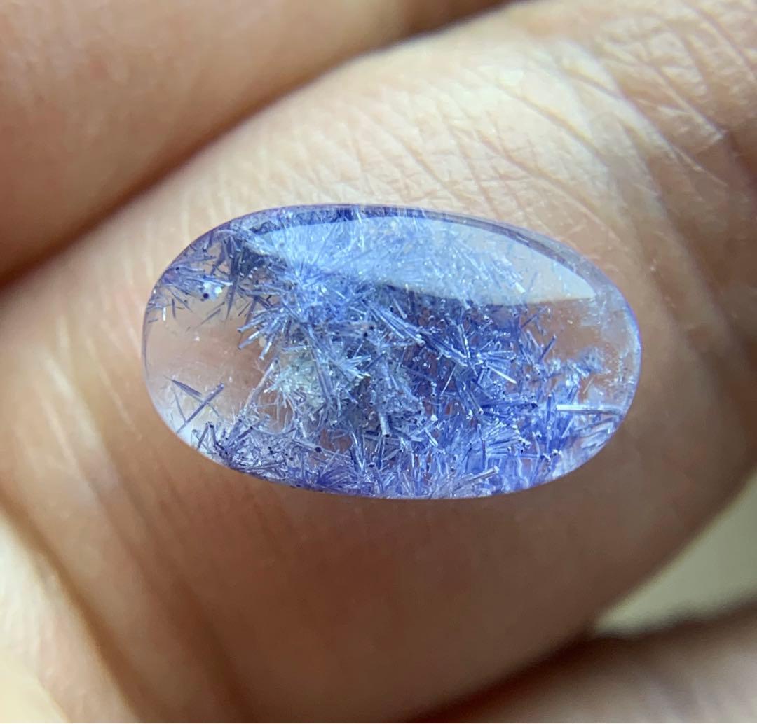 M*l様 WO1235 高品質 貫入水晶入りデュモルチェライトインクォーツ ルー