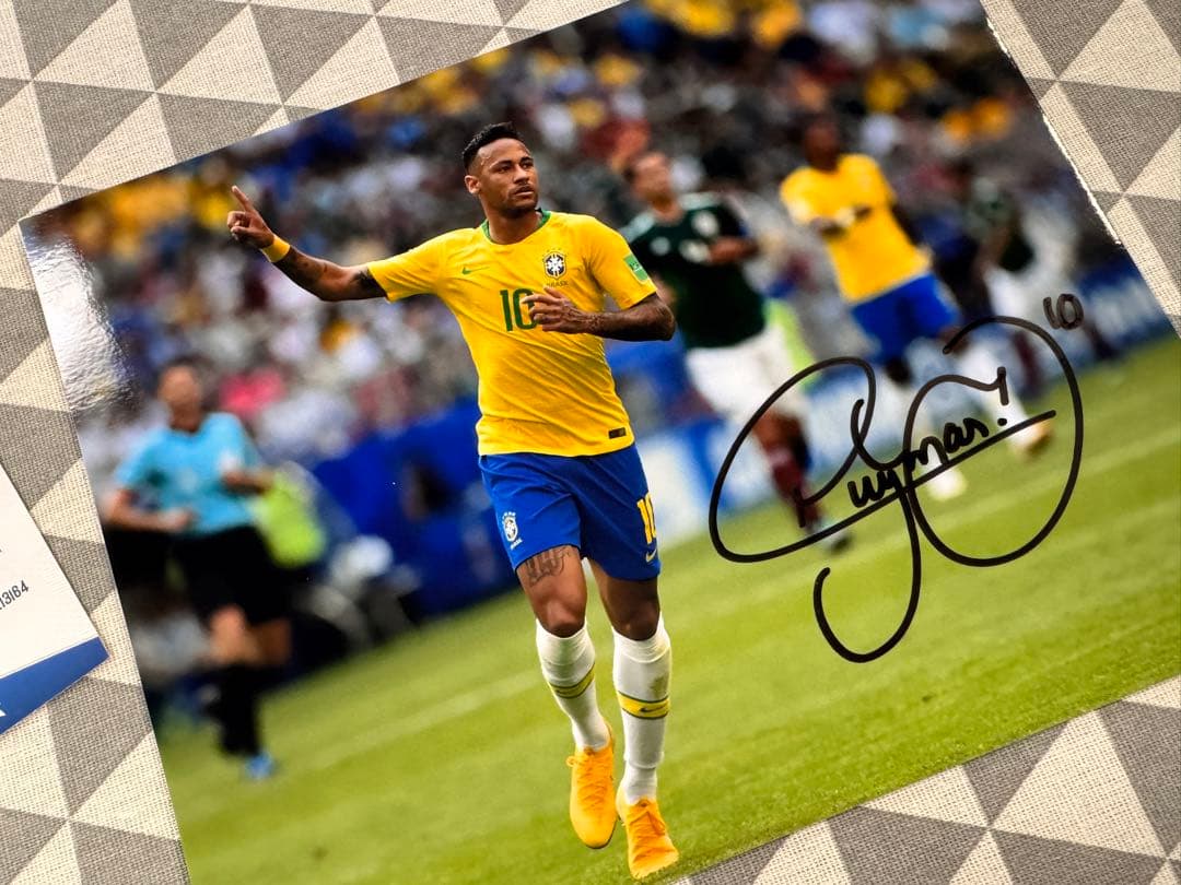 Neymar ネイマール 直筆サイン写真 BECKETT（ベケット）認証COA付