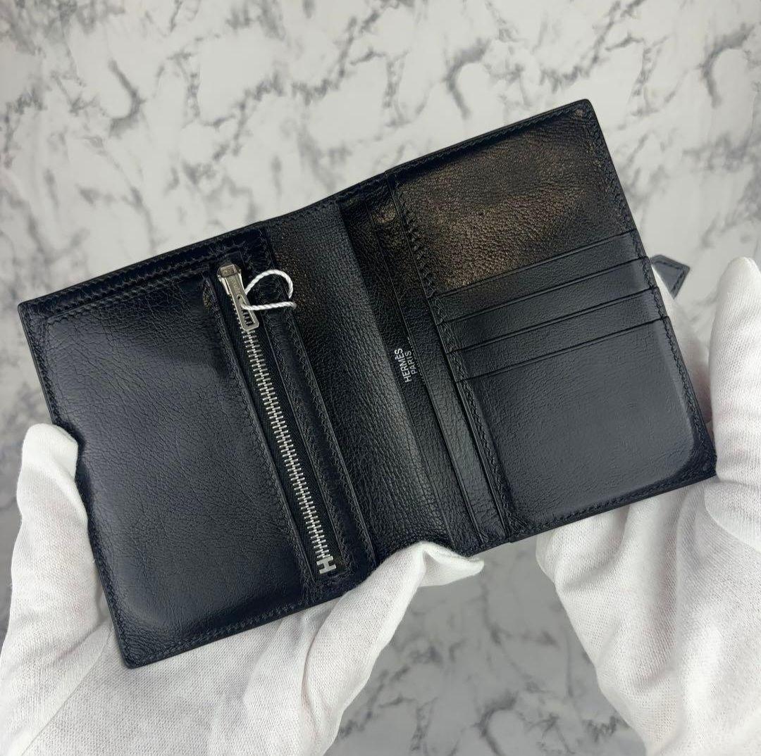 本日限りの早い方勝ち価格！HERMES ベアン コンパクト 二つ折り財布