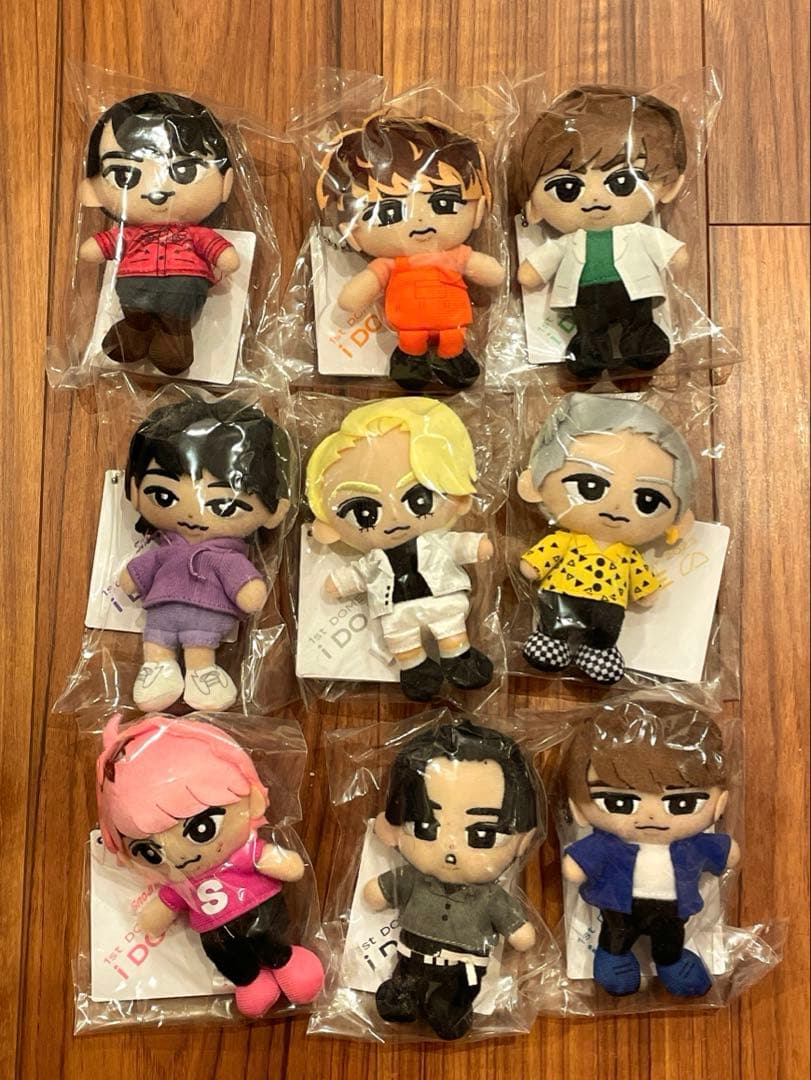 【新品未開封】  Man すのチル ぶら下がり ぬいぐるみ 9体 セット