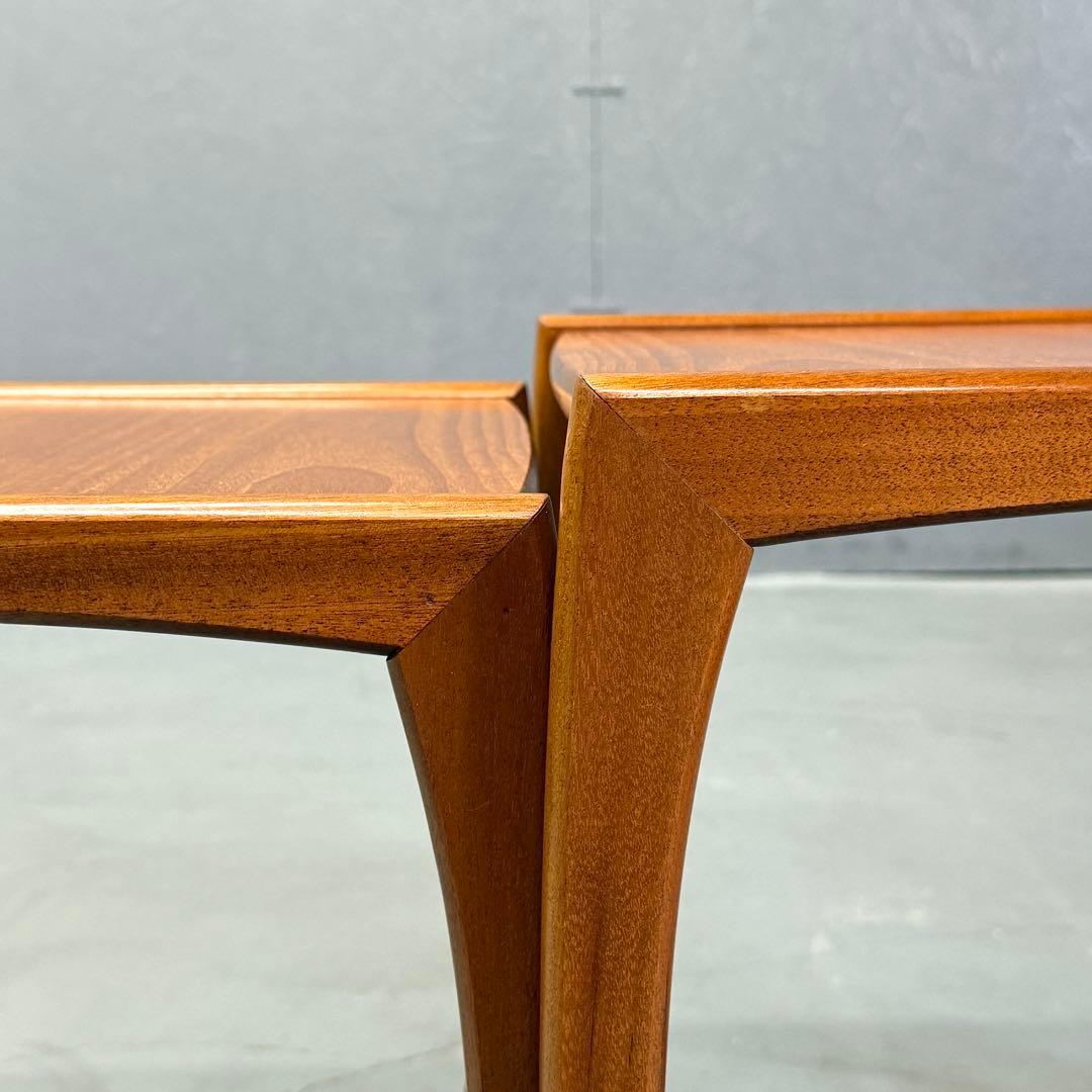 イギリス ヴィンテージ チーク ネストテーブル