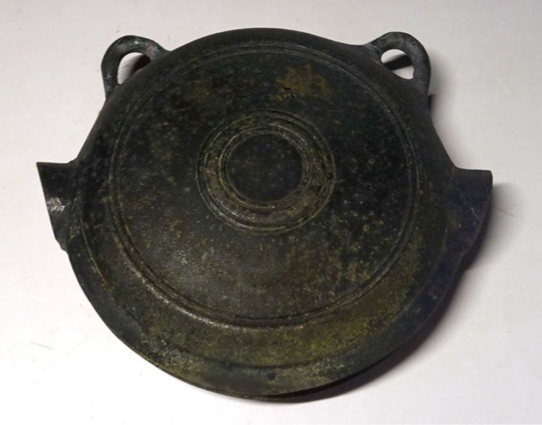 江戸時代 鰐口 梵音具 金鼓 唐草文様 仏具 神具 仏教美術 仏像 骨董 古美術