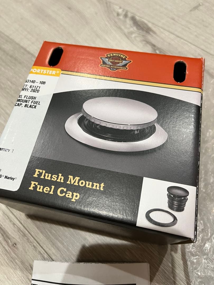 フラッシュマウント フューエルキャップ 7.9L17Lハーレー純正 ブラック