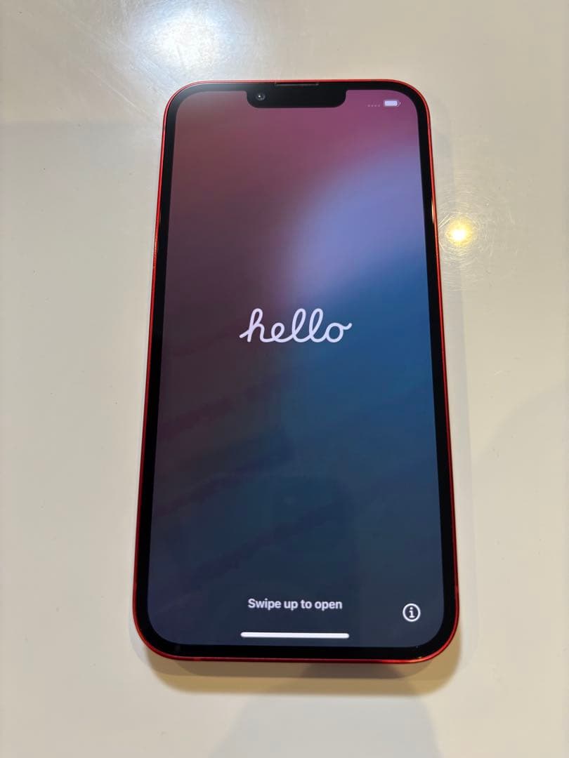 美品　Apple iPhone 13 RED本体 128GB SIMフリー