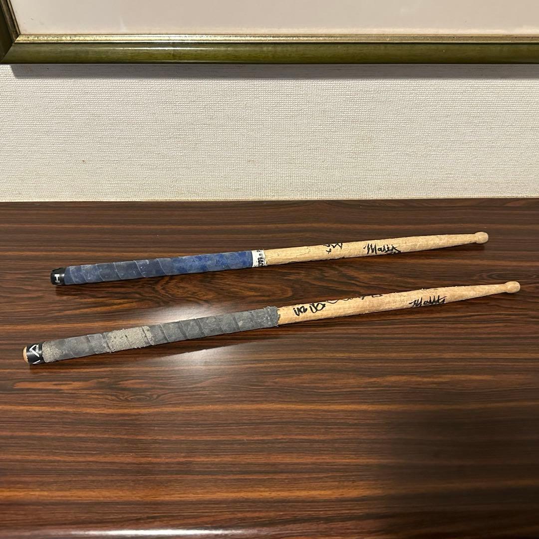 ゼブラヘッド　ZEBRAHEAD　サイン入り　ドラムスティック　2本セット