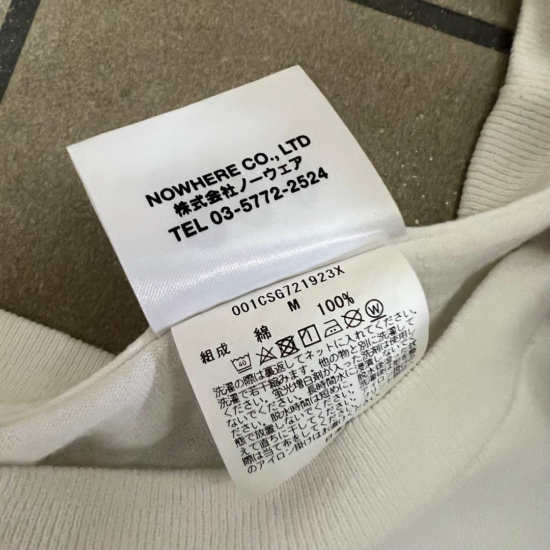 コムデギャルソン エイプ コラボ　Tシャツ　メンズ　M 半袖　白　ホワイト