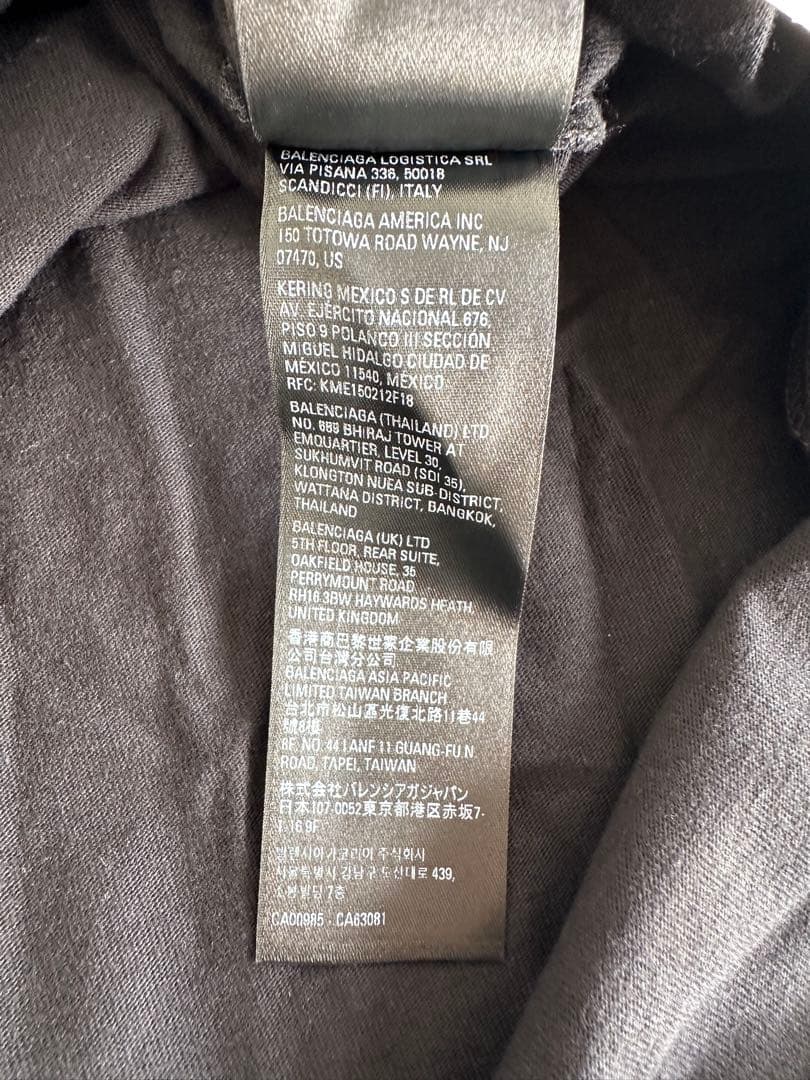 BALENCIAGA×adidas スリーストライプオーバーサイズTシャツ